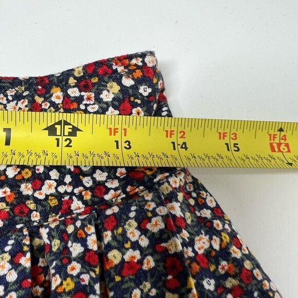 Peaches n Cream Bohemian Floral Print Mini Skirt Front buttons Size S/P - Picture 13 of 15